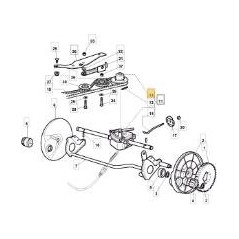 POULIE RÉDUCTEUR DE TRACTION GT4S (RI ORIGINAL STIGA - 122601925/0