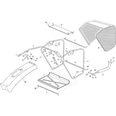 KIT PANIER CÔTÉ DROIT VRN ORIGINAL STIGA - 118830500/0 | Newgardenstore.eu