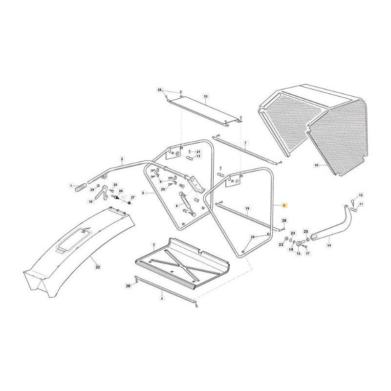 LEFT SIDE BASKET KIT VRN ORIGINAL STIGA - 118830499/0