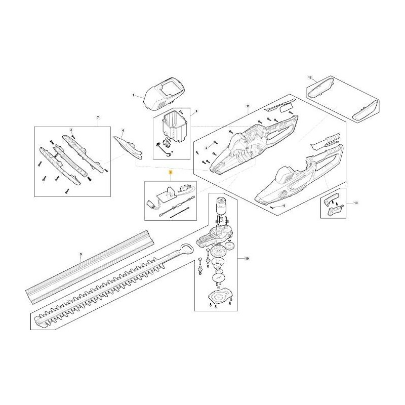 PCB AND ELECTRONICS ASSEMBLY HT 40 Li ORIGINAL STIGA - 118810935/0
