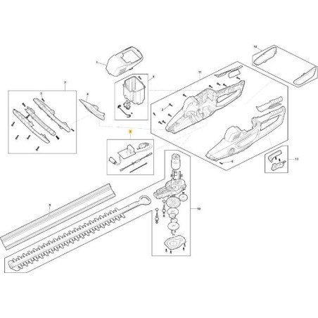 MONTAJE DE PCB Y ELECTRÓNICA HT 40 Li ORIGINAL STIGA - 118810935/0 | Newgardenstore.eu