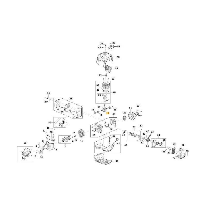 KURBELWELLE SBC 646 ORIGINAL STIGA - 118805134/0