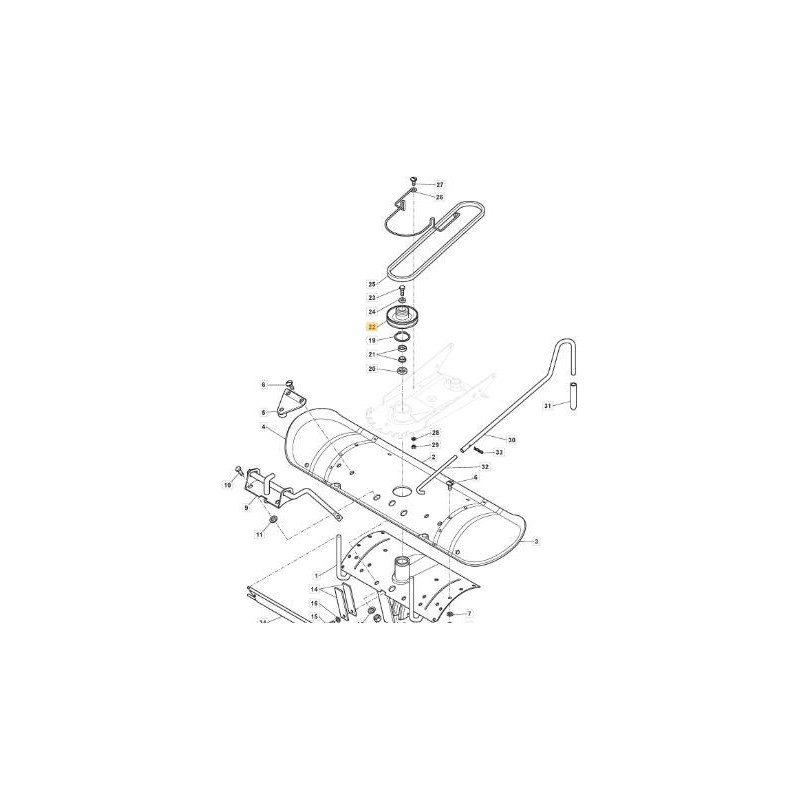 ORIGINAL STIGA RIEMENSCHEIBE – 118890189/0