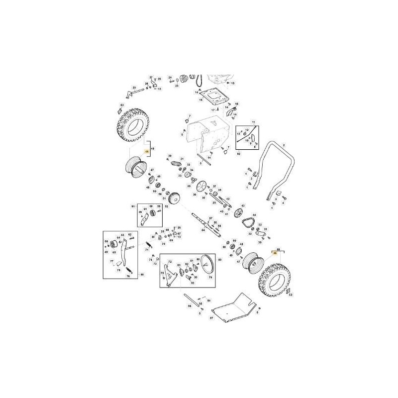 LLANTA - ST4252/5262 ORIGINAL STIGA - 118820636/0