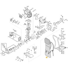 SAC À DOS ORIGINAL STIGA CEINTURE - 118803874/0 | Newgardenstore.eu