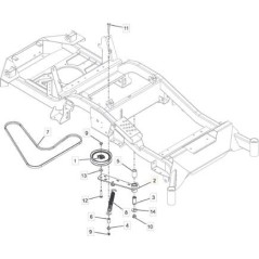 GENOU DE TRACTION ORIGINAL STIGA - 118830844/0
