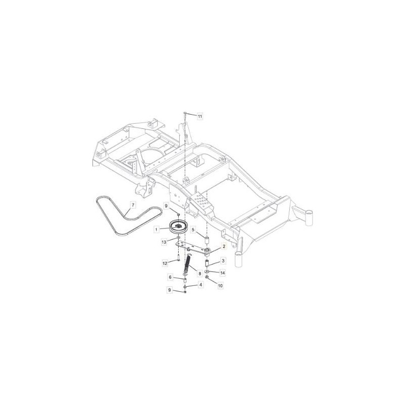 ORIGINAL STIGA TRACTION IDLER - 118830844/0