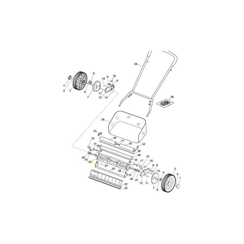 SCHNEIDEEINHEIT CM GRAU BASIS 9022 ORIGINAL STIGA - 118810212/0