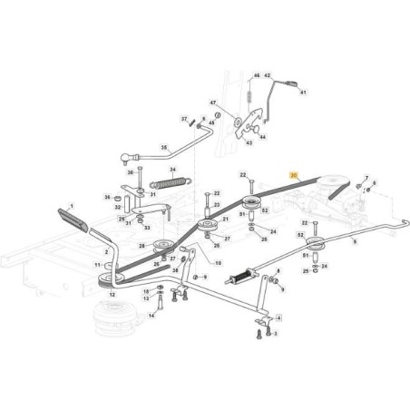 Cinghia ORIGINALE STIGA trattorino tagliaerba 1330m - bt84 135062018/0 | Newgardenstore.eu