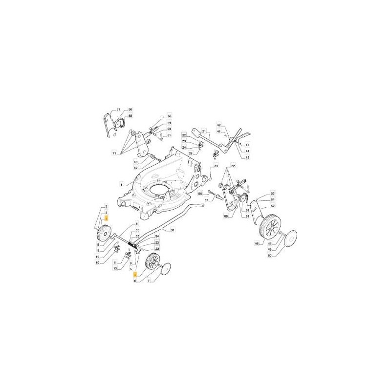 Mécanisme d'embrayage pour tracteur série TN 75 90 4 cylindres FIAT NEW HOLLAND 15796
