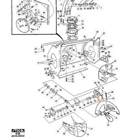 SEMICARTER SX ORIGINALE STIGA - 1812-0908-01 | Newgardenstore.eu