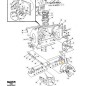 ORIGINAL STIGA LEFT CRANKCASE HALF - 1812-0908-01