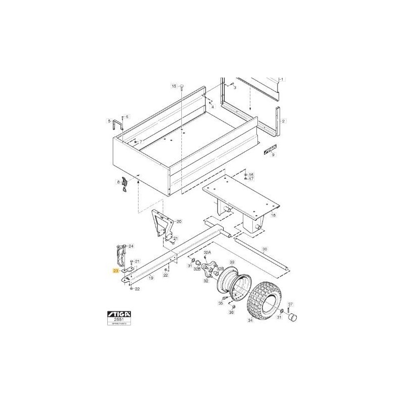 ORIGINAL STIGA PLATE - 1319-0622-01