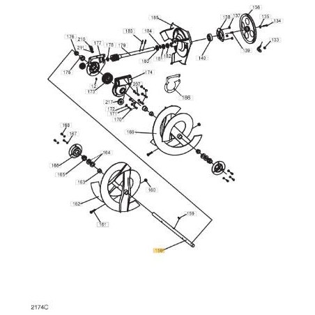 Abtriebswelle (62 cm) ORIGINAL STIGA – 1811-2552-01 | Newgardenstore.eu