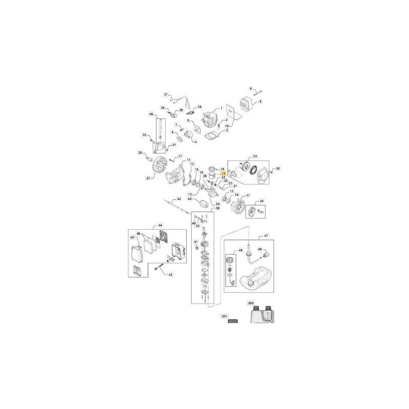 KOLBEN 5600-41111 -RDC ORIGINAL STIGA - 123590002/0