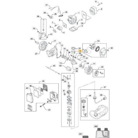 PISTON 5600-41111 -RDC ORIGINAL STIGA - 123590002/0 | Newgardenstore.eu