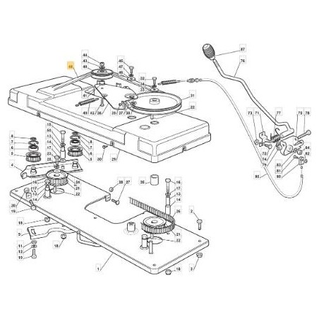 RIEMEN B54 K AG6A VERSION ORIGINAL STIGA - 135062814/0 | Newgardenstore.eu