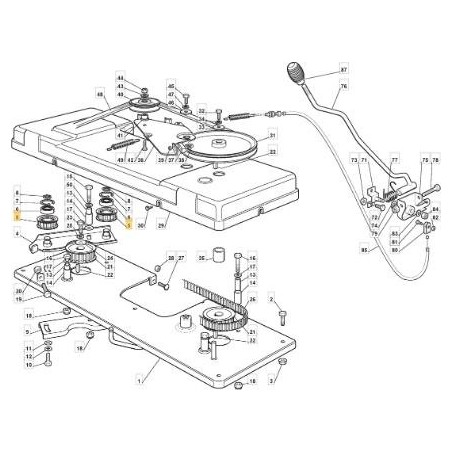 ZAHNRIEMENSCHEIBE S8M-20 STPD Z 20 TC/TC ORIGINAL STIGA - 125601559/1 | Newgardenstore.eu