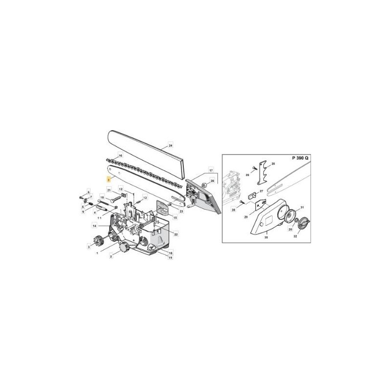 BAR 16 40 CM 1.3 mm 3/8 UA Alpina ORIGINAL STIGA - 1421602-01A