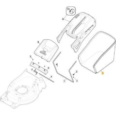 STIGA MP1 BLACK HYBRID CANVAS BAG ORIGINAL STIGA - 181102383/0 | Newgardenstore.eu