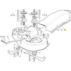CONVOGLIATORE POSTERIORE TWIN CUT JUNIOR ORIGINALE STIGA - 125108004/0