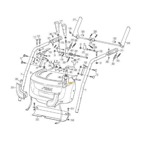 ALBERO FLESSIBILE ORIGINALE STIGA - 1811-3036-01 | Newgardenstore.eu