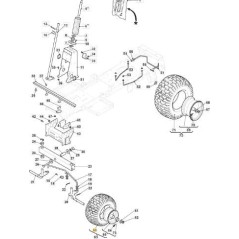 Reifen 13" ORIGINAL STIGA Rasentraktor Mäher Kombi 1066 hq 125590018/0 | Newgardenstore.eu