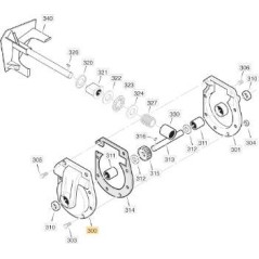 BOITE DE VITESSES DROITE ORIGINALE STIGA - 1812-0228-01