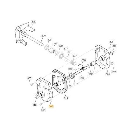 SEMISCATOLA INGRANAGGI DX ORIGINALE STIGA - 1812-0228-01 | Newgardenstore.eu