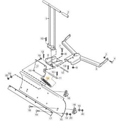 SPRING ORIGINALE STIGA - 1319-0688-01 | Newgardenstore.eu