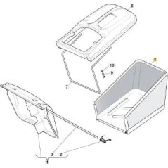 SAC EN TOILE HYBRIDE TD NOIR (X PAN/NP) ORIGINAL STIGA - 181002212/0