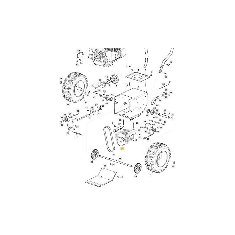 Pistola con gatillo STIGA ORIGINAL T5 - 1500-9002-01