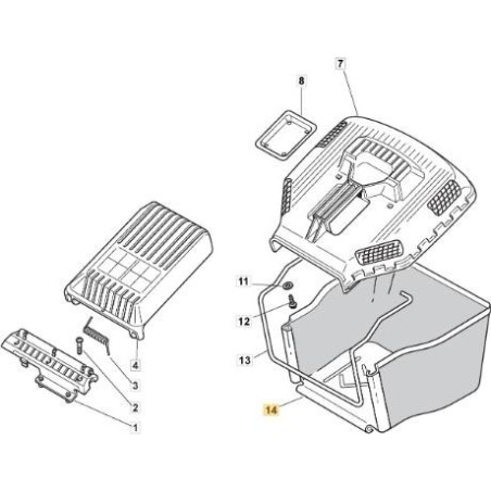 STIGA TOILE SAC PACK ML/TU ORIGINAL STIGA COULEUR - 181002235/0 | Newgardenstore.eu