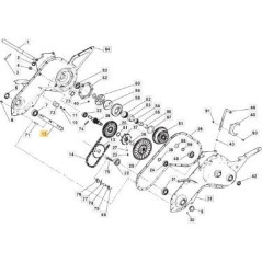 ORIGINAL STIGA CUTTER-STEUERWELLE – 118800123/0