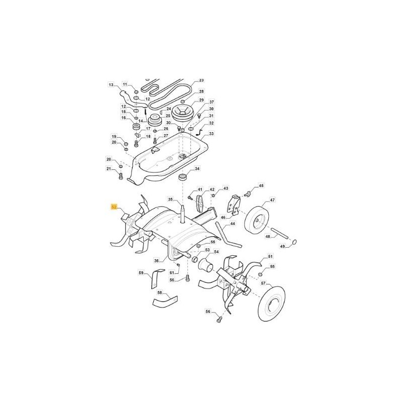 PREMIÈRE ET DEUXIÈME ÉTOILE COMPLÈTE SX ORIGINAL STIGA - 118803010/0
