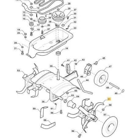 PRIMERA Y SEGUNDA ESTRELLA COMPLETA DERECHA ORIGINAL STIGA - 118803009/0 | Newgardenstore.eu