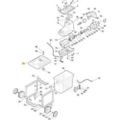 BASIS - KORBABDECKUNG ORIGINAL SCHWARZ STIGA - 118802206/0 | Newgardenstore.eu
