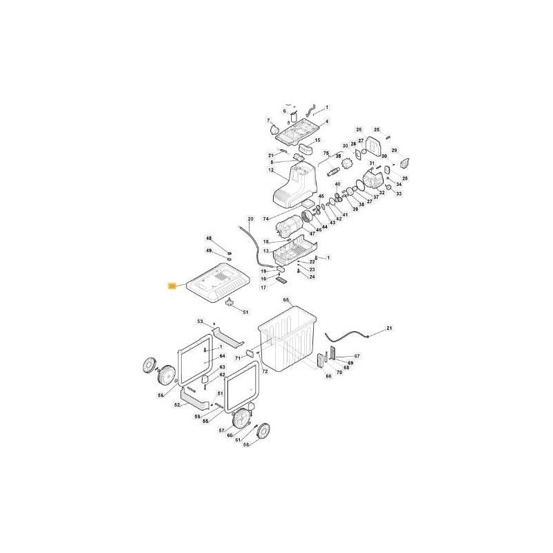 BASIS - KORBABDECKUNG ORIGINAL SCHWARZ STIGA - 118802206/0