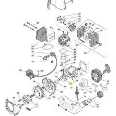ALBERO MOTORE 1E40F-5.4.1 -RICARICA ORIGINALE STIGA - 123020034/0 | Newgardenstore.eu