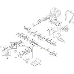 ORIGINAL STIGA SHAFT - 118820333/0