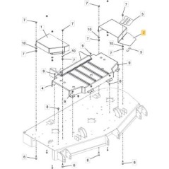 ORIGINAL STIGA LEFT BELT PROTECTION - 118830880/0