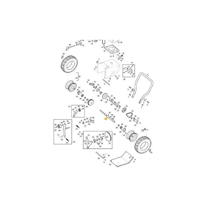 ALBERO DI TRASMISSIONE - ST4262P/PB ORIGINALE STIGA - 118820781/0