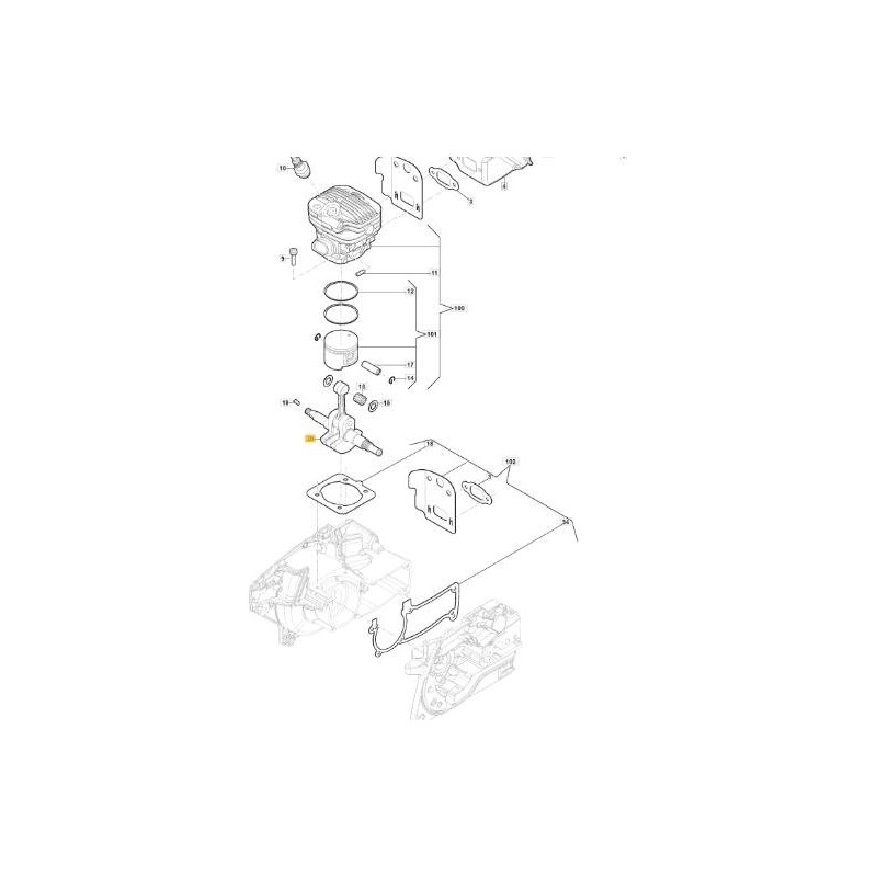 ALBERO MOTORE ORIGINALE STIGA - 118804393/0