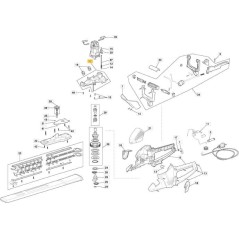 CARTER MOTEUR SUPÉRIEUR ORIGINAL STIGA - 118801675/0