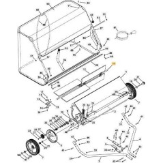 ORIGINAL STIGA BRUSH SHAFT - 1319-2878-01 | Newgardenstore.eu