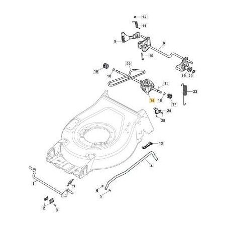 GR.TRAZIONE DIFA DOG CLUTCH MONO x CP1 ORIGINALE STIGA - 181003140/0 | Newgardenstore.eu
