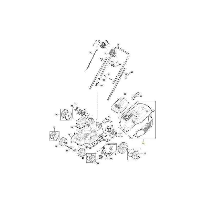 BAG KIT E 340 Li 40 ORIGINAL STIGA - 118811048/0