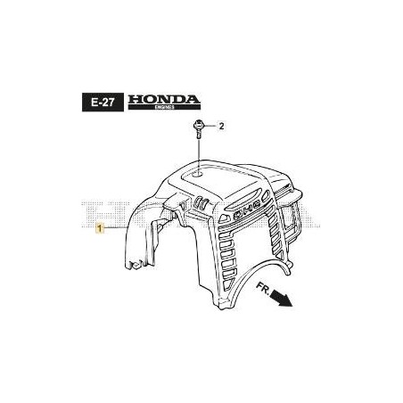 TAPA CILINDRO ORIGINAL STIGA AMARILLO - 118552127/0 | Newgardenstore.eu