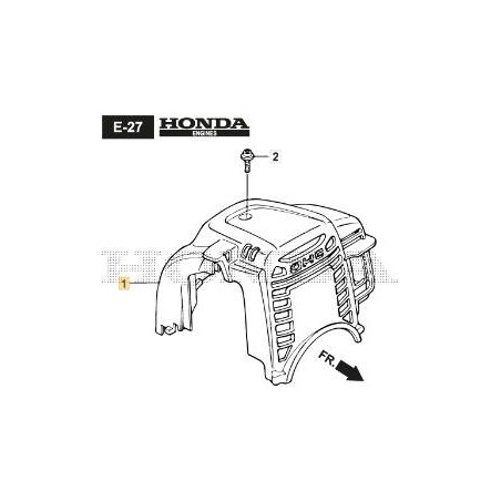 TAPA DE CILINDRO ROJA ORIGINAL STIGA - 118552126/0 | Newgardenstore.eu