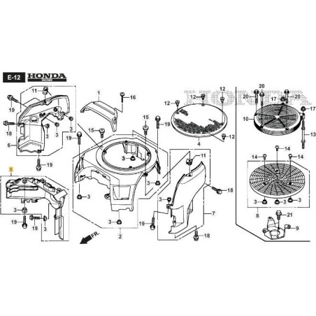 PROTECTION SUPÉRIEURE ORIGINALE STIGA - 118552118/0 | Newgardenstore.eu